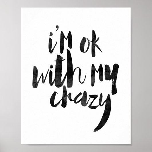 Ich bin verrückt. poster (Vorne)