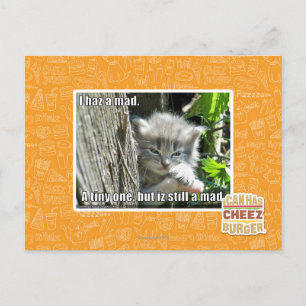 Ich bin verrückt postkarte