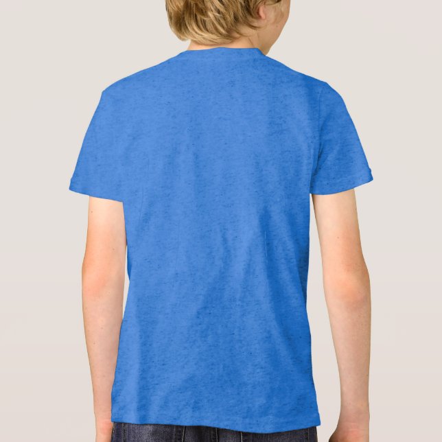 Ich bin verrückt Tri-Blend shirt (Rückseite)