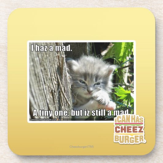 Ich bin verrückt untersetzer (Vorderseite)