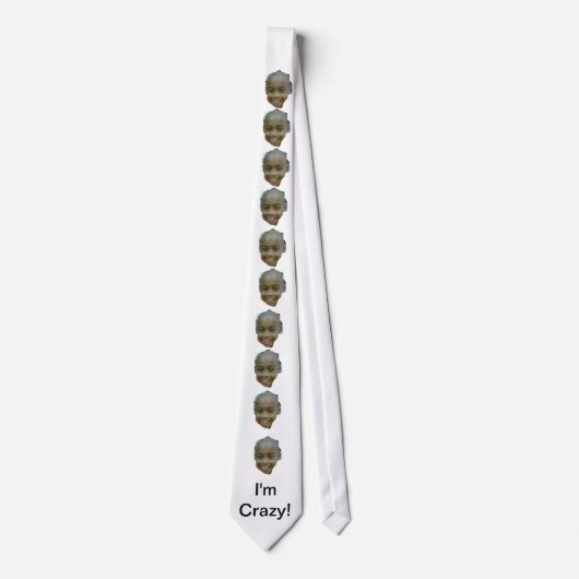 Ich bin verrückte Krawatte! Krawatte (Vorderseite)