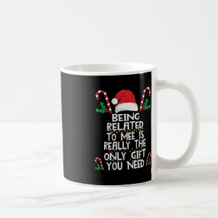 Ich bin verwandt mit mir Weihnachten Pajama Famili Kaffeetasse
