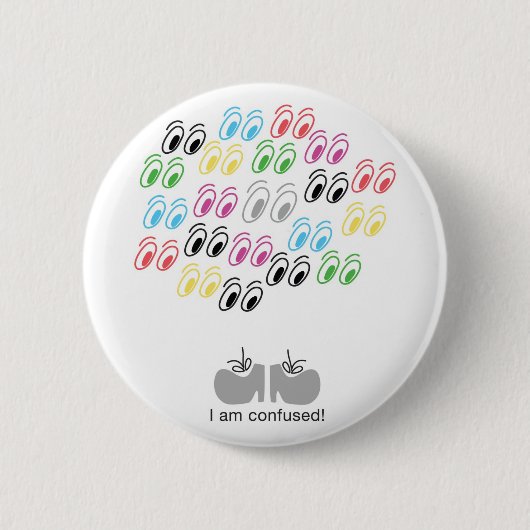 Ich bin verwirrt button (Vorderseite)