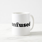 Ich bin verwirrt kaffeetasse (VorderseiteRechts)