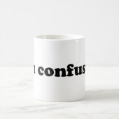 Ich bin verwirrt kaffeetasse (Mittel)