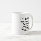 Ich bin… verwirrt kaffeetasse (VorderseiteRechts)