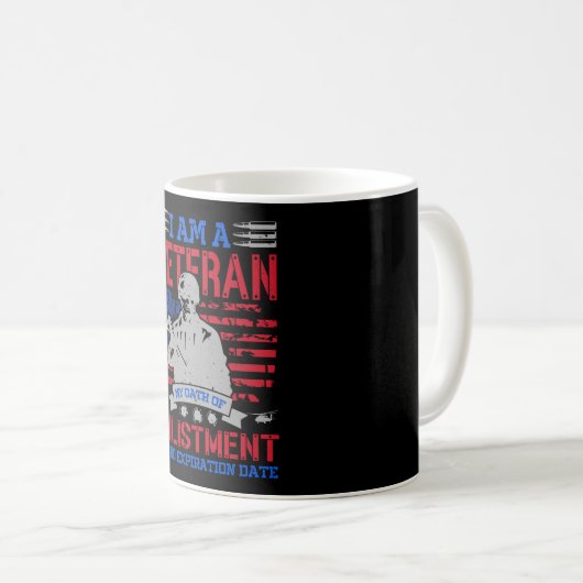 Ich bin Veteran - Das perfekte US-Hero-Geschenk Kaffeetasse (VorderseiteRechts)