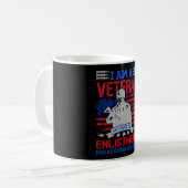 Ich bin Veteran - Das perfekte US-Hero-Geschenk Kaffeetasse (Vorderseite Links)