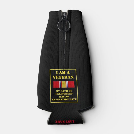 ICH BIN VETERAN FLASCHENKÜHLER (Rückseite)