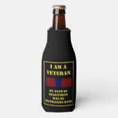 ICH BIN VETERAN FLASCHENKÜHLER (Flaschenvorderseite)