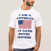 Ich bin Veteran T-Shirt (Vorderseite)