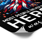 Ich bin Veteran-Tochter, die die meisten Menschen  Poster (Ecke)