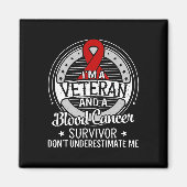 Ich bin Veteran und ein Blutkrebs-Bewusstsein Magnet (Vorne)