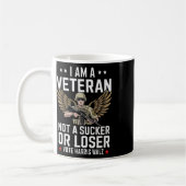 Ich bin Veteran und kein Sucker oder Loser, Harris Kaffeetasse (Links)