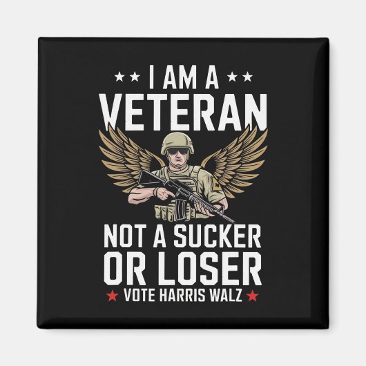 Ich bin Veteran und kein Sucker oder Loser, Harris Magnet (Vorne)