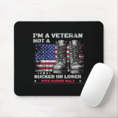Ich bin Veteran und kein Sucker oder Loser Harris Mousepad (Mit Mouse)