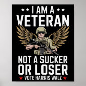 Ich bin Veteran und kein Sucker oder Loser, Harris Poster (Vorne)