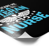 Ich bin Veteran und Krankenschwester Fotodruck (Ecke)