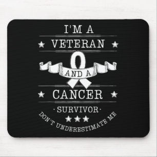 Ich bin Veteran und Krebserkranker Awaren Mousepad