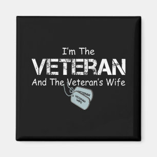 Ich bin Veteran und Veteran-Ehefrau Magnet