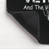 Ich bin Veteran und Veteran-Ehefrau Mousepad (Ecke)