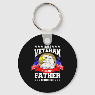 Ich bin Veteran wie mein Vater vor mir Schlüsselanhänger