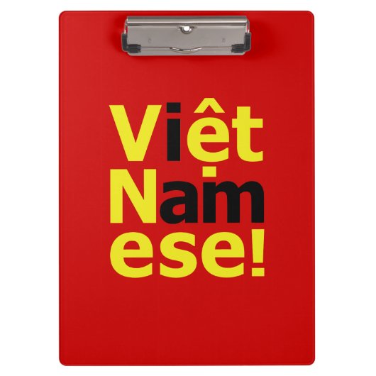 Ich bin Viborett Namese! Klemmbrett (Vorderseite)