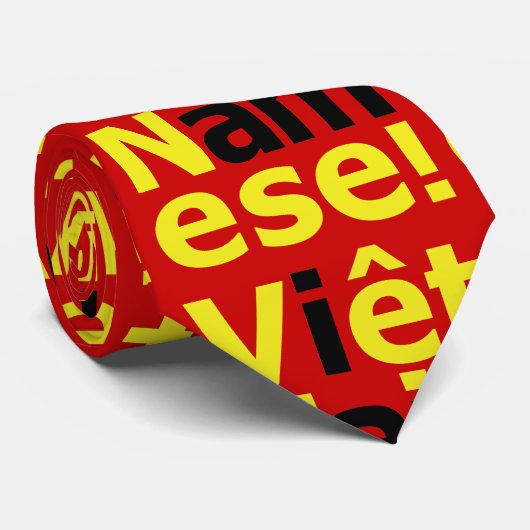 Ich bin Viborett Namese! Krawatte (Gerollt)