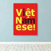 Ich bin Viborett Namese! Leinwanddruck (Insitu (Holzboden))