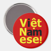 Ich bin Viborett Namese! Magnet (Vorderseite/Rückseite)