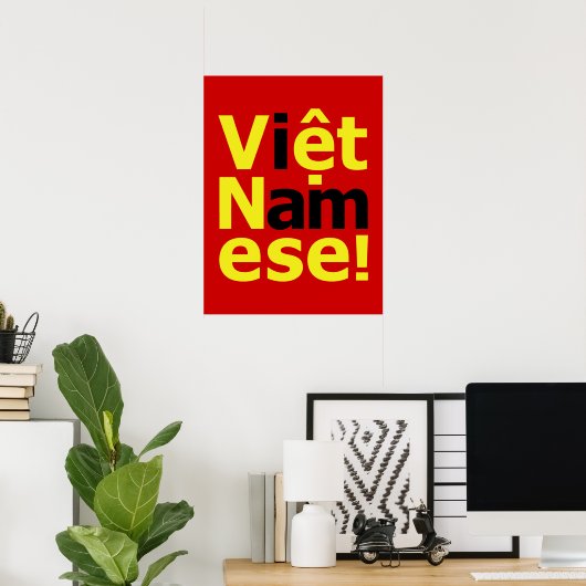 Ich bin Viborett Namese! Poster (Heimbüro)