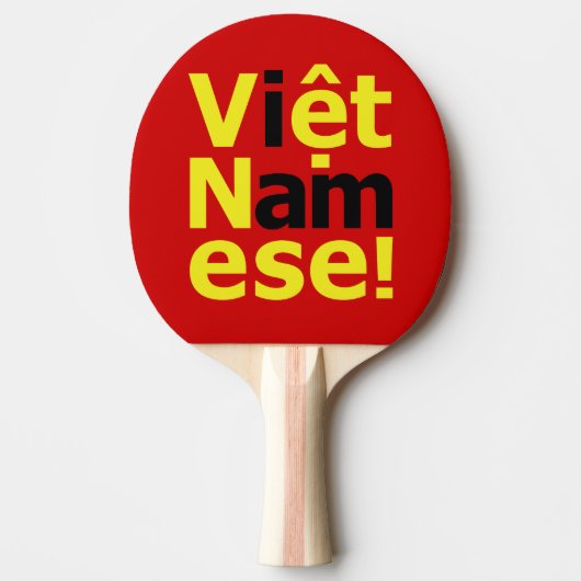 Ich bin Viborett Namese! Tischtennis Schläger (Vorderseite)