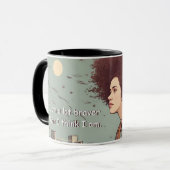 "Ich bin viel tapfer, als ich glaube." Mantra-Tass Tasse (Vorderseite Links)