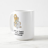 Ich bin vielleicht alt, aber ich habe jahrelange E Kaffeetasse (Vorderseite Links)