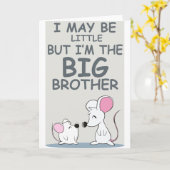 Ich bin vielleicht klein, aber ich bin der große B Karte (Gelbe Blume)