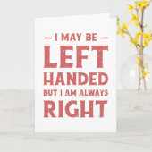 Ich bin vielleicht links-händig, aber ich habe imm karte (Gelbe Blume)