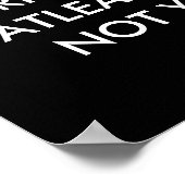 ICH BIN VIELLEICHT NICHT PERFEKT, ABER ZUMINDEST B POSTER (Ecke)