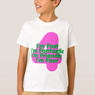 Ich bin vier T-Shirt