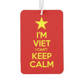 Ich bin Vietnam, ich kann nicht Ruhe Behalten habe Autolufterfrischer (Rückseite)