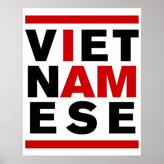 ICH BIN VIETNAMESE POSTER (Vorne)
