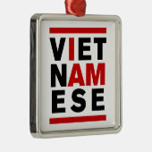 ICH BIN VIETNAMESE SILBERNES ORNAMENT (Rechts)