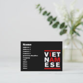 ICH BIN VIETNAMESE VISITENKARTE (Stehend Vorderseite)