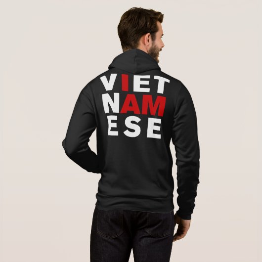 ICH BIN VIETNAMESSE HOODIE (Schwarz voll)