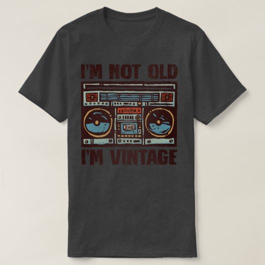 Ich bin Vintag 1 T-Shirt (Design vorne)