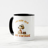 Ich bin Vintag Tasse (Vorderseite Links)