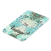 Ich bin Vintage Flexible Magnet (Linke Seite)