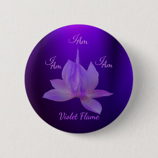 Ich bin Violette Flamme mit Lotus Button