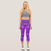 Ich bin Violette Flamme mit Lotus Capri Leggings (Vorderseite)