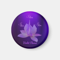 Ich bin Violette Flamme mit Lotus