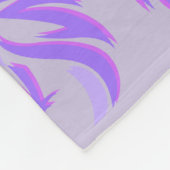 Ich bin violetter Flammenfeuervogel, der aufsteigt Fleecedecke (Ecke)